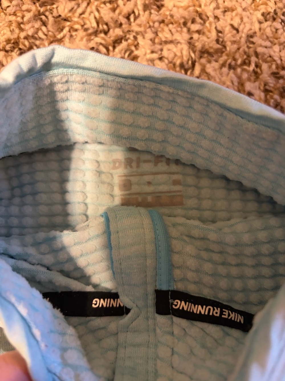 Nike Women's Blue Quarter-Zip Performance Pullover Size Small - Picture 6 of 7